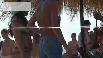 Gets a good fucking at the beach
