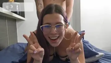 Big butt tattooed amateur POV cumshot on web-cam