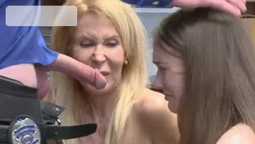 First time ramming hard together with granny