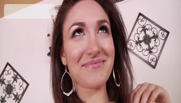 Brunette Gabriella Paltrova blowjobs