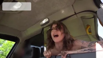 FakeTaxi.com - Wet Eden Ivy creampie outdoors