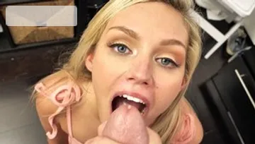 My Pervy Family: Shaved Winter Bell sucking cock cowgirl sex