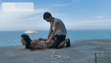 BDSM at the seaside asian