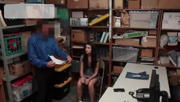 Getting facial escorted by teen chick