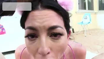 Pornstar Kissa Sins hardcore cumshot in HD