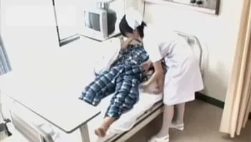Voyeur asian got slammed hard in the hospital