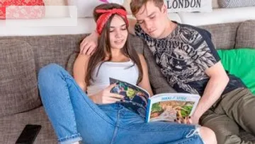 Club Sweethearts: Brunette Sirena Spilona doggy sex tape HD