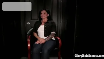 Gloryhole Secrets: Angela's Gloryhole Debut