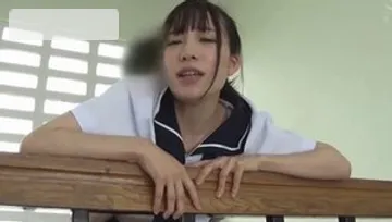 Asian girl cumshot in public