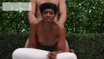 Ebony interracial pounding HD