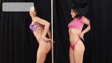 Brazzers: Trimmed Pussy and Outie Delights in a Threesome
