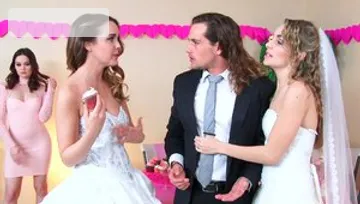 Naughty Weddings: Dillion Harper next to Kimmy Granger