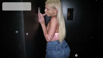 She Chokes On Every Cock In The Booth