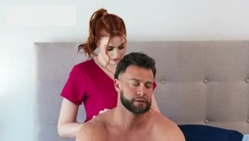 Seth Gamble Gets Deep Throated By Redhead Caretaker
