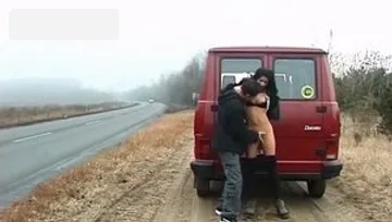 FuckOnStreet.com: Hardcore sex along with german couple