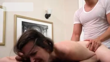 Brunette hardcore creampie