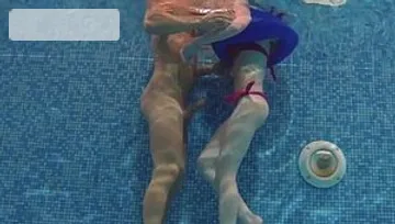 Relaxxxed - Bianka Brill beside Juan Lucho in the pool
