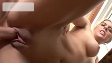 Bald slut hardcore doggy fucks in the kitchen