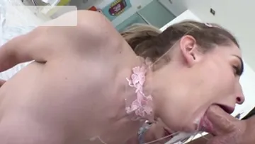 Swallowed.com: Very juicy Lola drooling outside