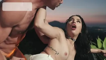 ToughLoveX - Vanessa Sky exposing small tits outdoors