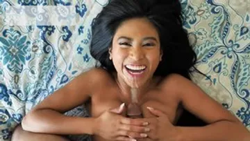 Ember Snow sucking cock sex video