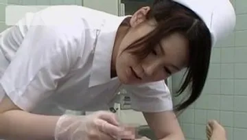 Plowing hard together with incredible japanese nurse