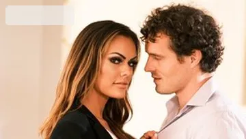 EroticaX.com - Brunette Aila Donovan kissing video