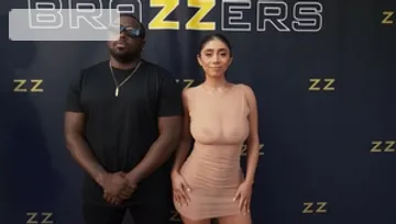 Brazzers: Stranger Fucks Violet on Red Carpet