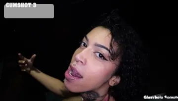 Deep Throating Nine Hard Cocks In Succession